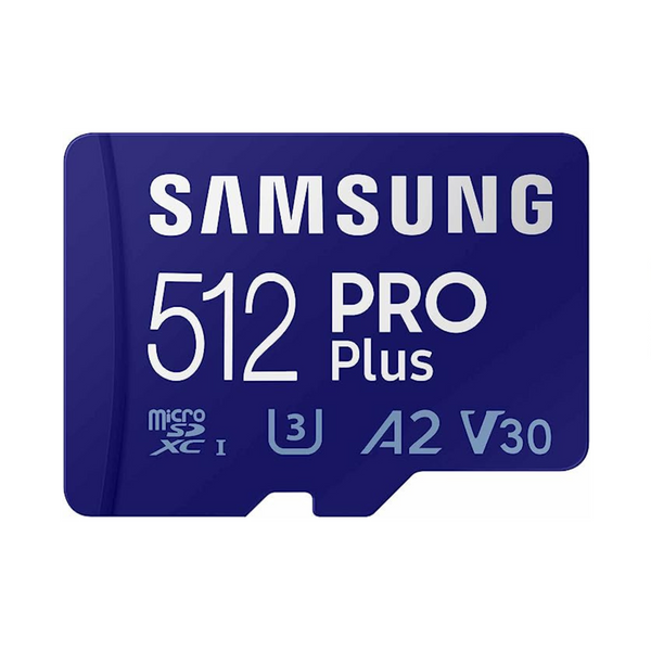 Tarjeta de Memoria MicroSD Samsung PRO Plus 512GB + Adaptador