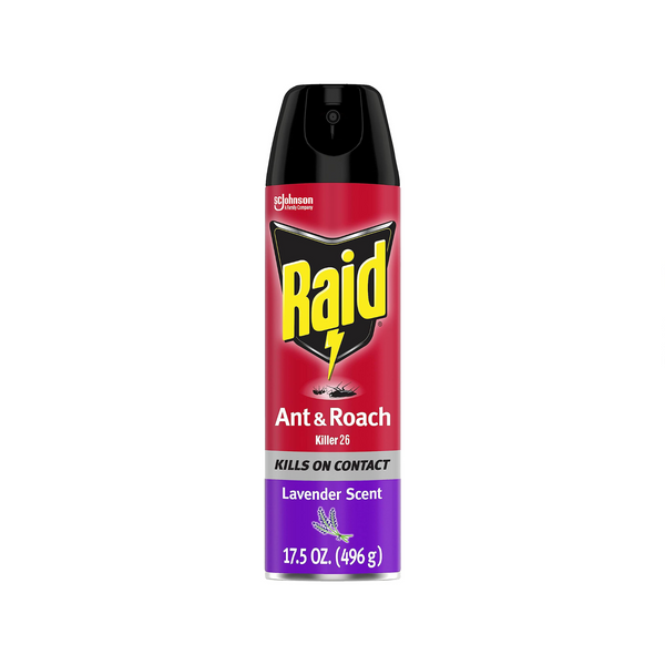 Raid Ant & Roach Killer Spray, Lavender Scent (17.5 oz)