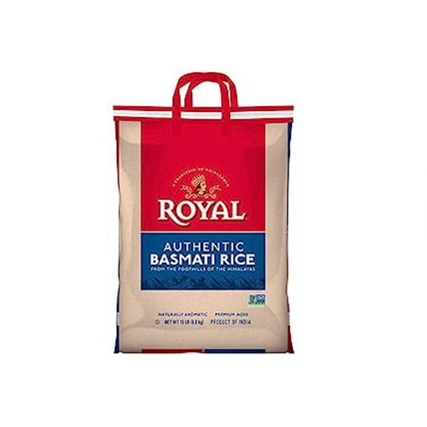 Bolsa de 15 libras de auténtico arroz basmati real