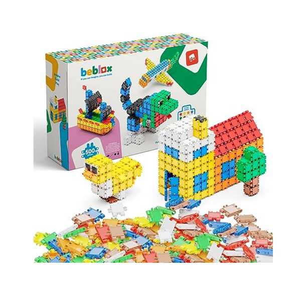 BEBLOX 500 Pcs Building Blocks Set