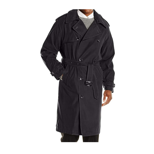 Gabardina icónica de doble botonadura de London Fog para hombre