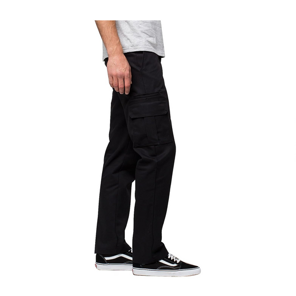 Dickies Pantalones cargo de sarga elástica y recta para hombre