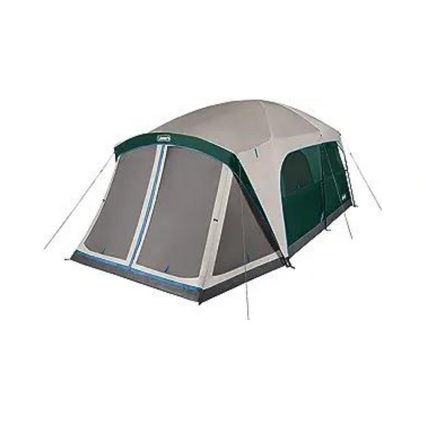 Coleman Skylodge 12-Person Weatherproof Family Camping Tent With Screened Porch