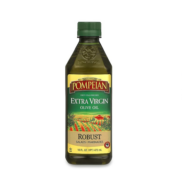 Pompeian Robust Extra Virgin Olive Oil 16oz Bottle