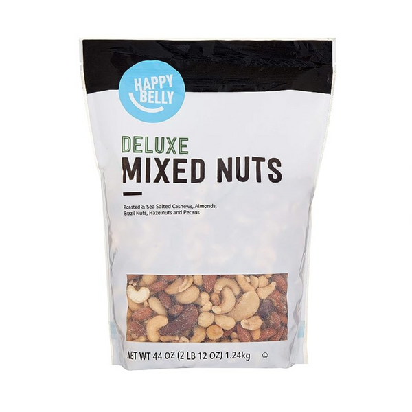 Amazon Brand – Happy Belly Deluxe Mixed Nuts (44 Ounce)