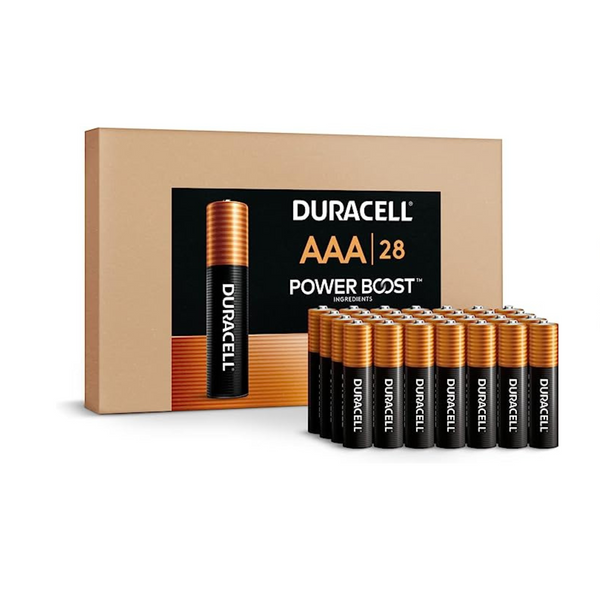 Pilas AAA Duracell Coppertop de 28 unidades