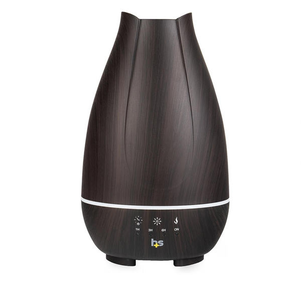 Humidificador de niebla fría y difusor de aromaterapia de aceite esencial HealthSmart con tanque de 500ML y 7 colores de luz LED