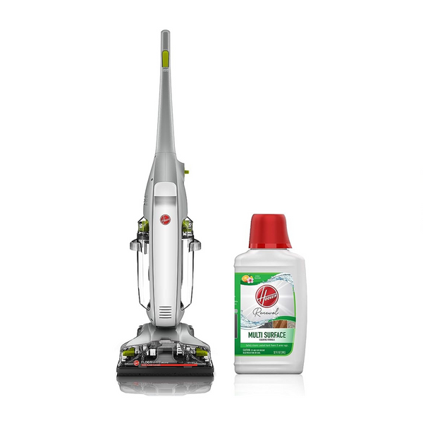 Máquina limpiadora de pisos duros Hoover FloorMate Deluxe con limpiador de pisos multisuperficie Hoover Renewal