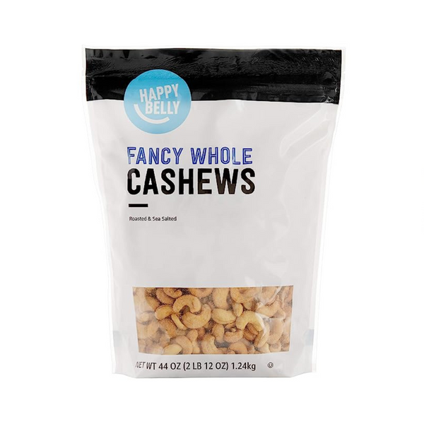 Happy Belly Fancy Whole Cashews, Roasted & Sea Salted (44 Ounce)