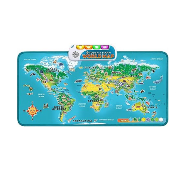 LeapFrog Toca y aprende el mapa mundial