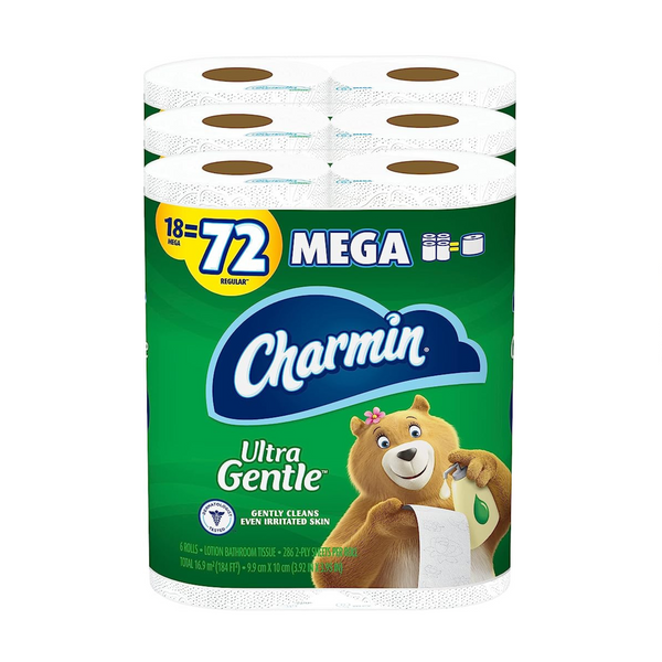 Papel higiénico Charmin ultra suave (54 megarollos = 216 rollos regulares)