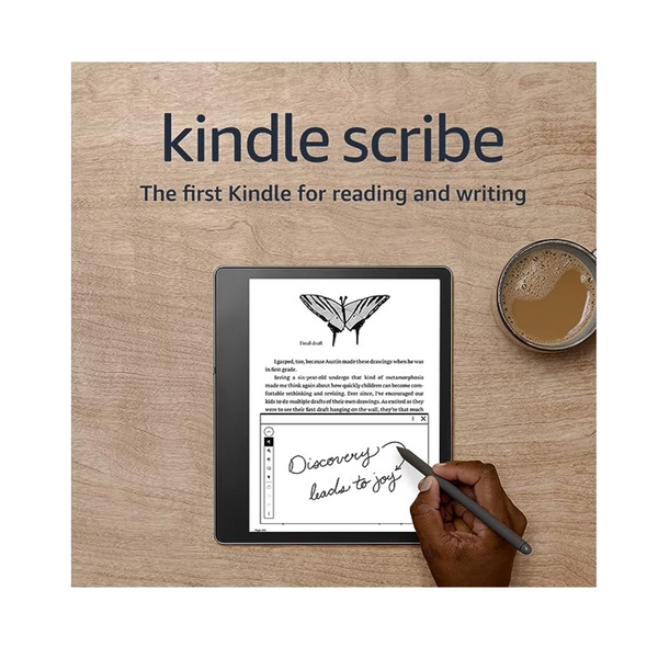 Kindle Scribe (16 GB) the first Kindle for reading, writing, journaling and sketching With Basic Pen