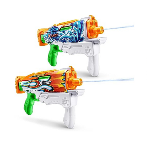 ZURU X-Shot Fast-Fill Skins Hyperload Water Blasters (paquete de 2)