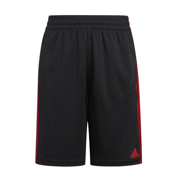 adidas Boys’ Big Elastic Waistband Classic 3-Stripes Shorts