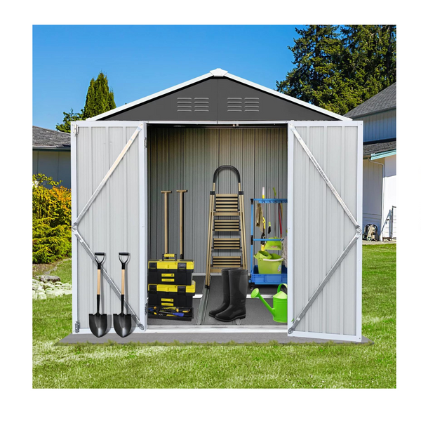 6' x 4' Outdoor Metal Storage Shed