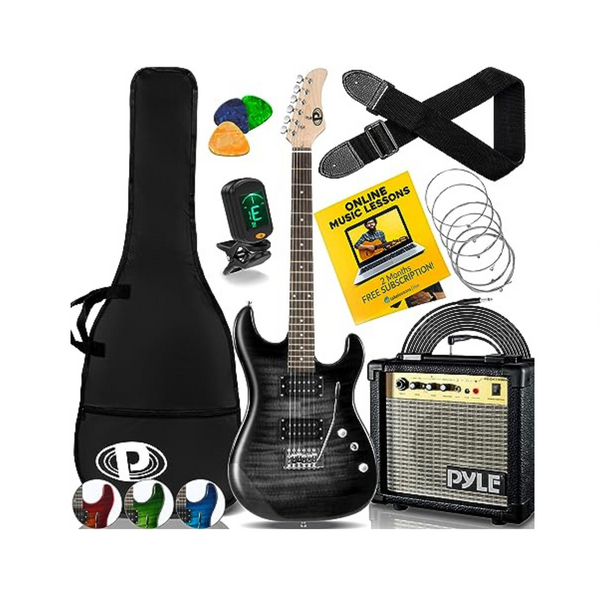 Pyle Beginner Electric Guitar Kit w/ Amp