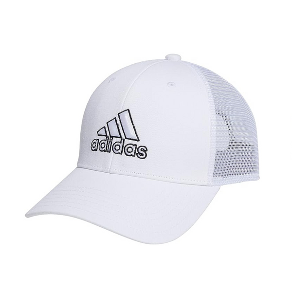 adidas Gorras de ajuste ajustable con parte trasera de malla estructurada y corona baja para hombre