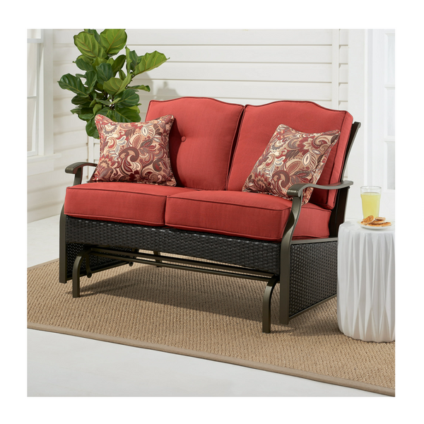 Better Homes & Gardens Providence Steel Outdoor Glider Loveseat