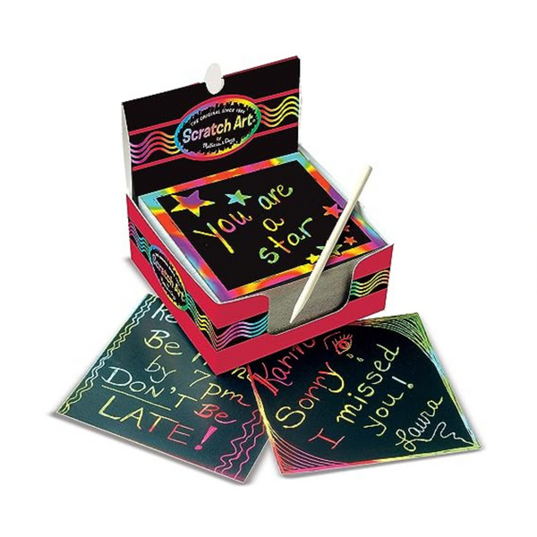 Melissa & Doug Scratch Art Rainbow Mini Notes