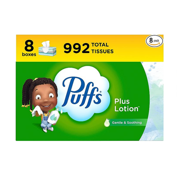 24 Boxes Of Puffs Plus Lotion Facial Tissues