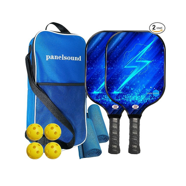 Prime Members: Panel Sound USAPA Approved Pickleball Paddle Set