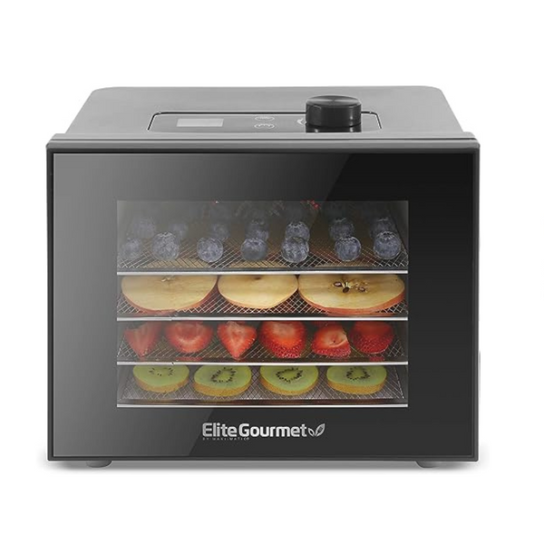 Elite Gourmet Food Dehydrator, Stainless Steel Trays