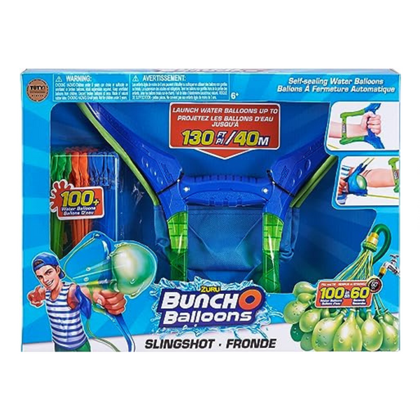 Bunch O Balloons Water Balloons ZURU Slingshot with 100 Balloons