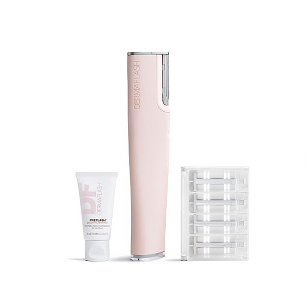 Dispositivo DERMAFLASH LUXE+, herramienta antienvejecimiento, exfoliación, depilación y dermaplaning