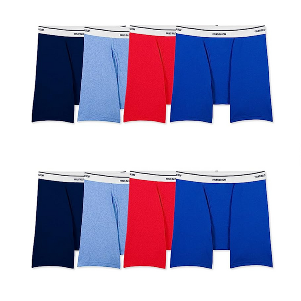 Fruit of the Loom Mens Lightweight Active Cotton Blend Underwear (8 Pack)