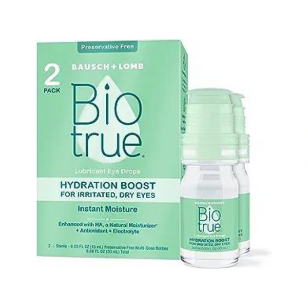 Bausch + Lomb Biotrue Hydration Boost Eye Drops (10 mL, Pack of 2)