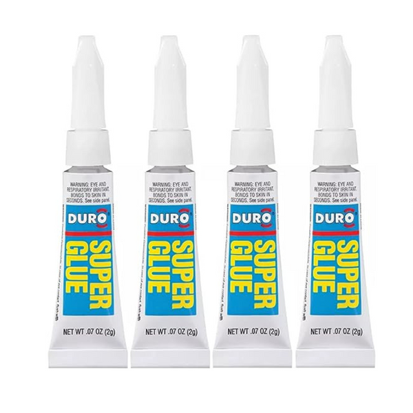 4 Pack Of Duro Super Glue 2-Gram Tubes