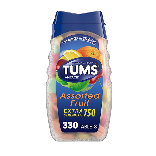 330 tabletas masticables antiácidas extra fuertes de Tums