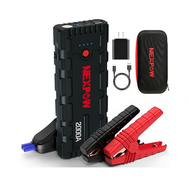 NEXPOW 2000A Peak 12V Portable Car Jump Starter