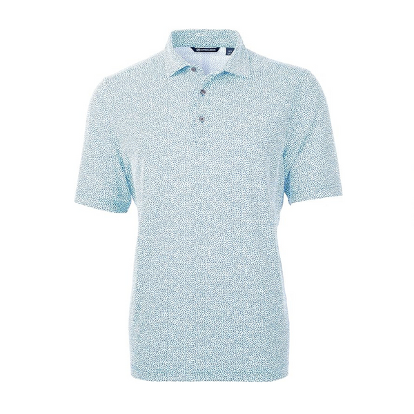 Cutter &amp; Buck Polo con estampado botánico Virtue Eco Piqué para hombre