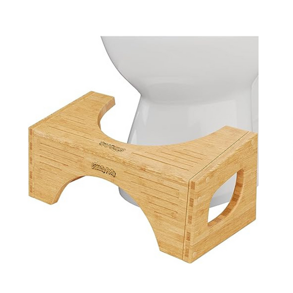 Squatty Potty The Original Toilet Stool – Bamboo Flip, 7″ and 9″ Adjustable Heights