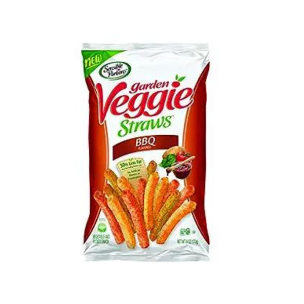 Sensible Portions Garden Veggie Straws, barbacoa, 6 onzas