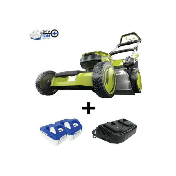 Sun Joe 48V Cordless Brushless Walk-Behind Self-Propelled 20-inch Lawn Mower Kit