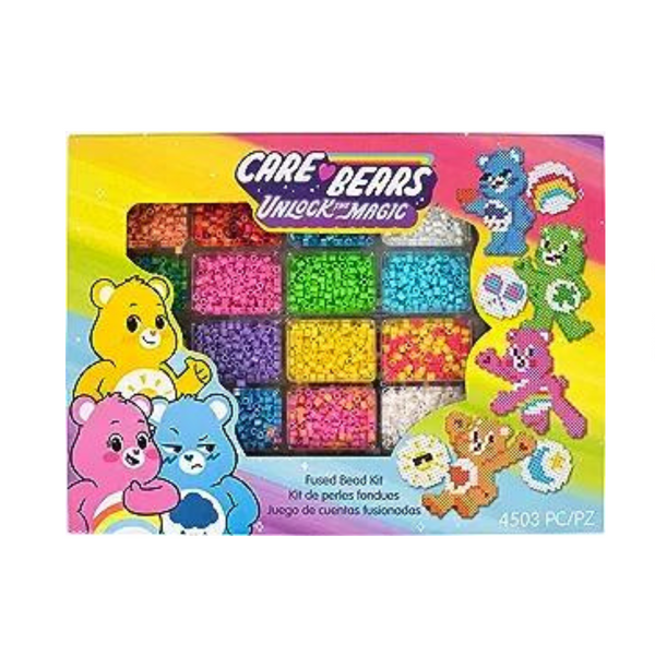 Perler Care Bears - Kit de manualidades con cuentas fusibles, 4503 piezas