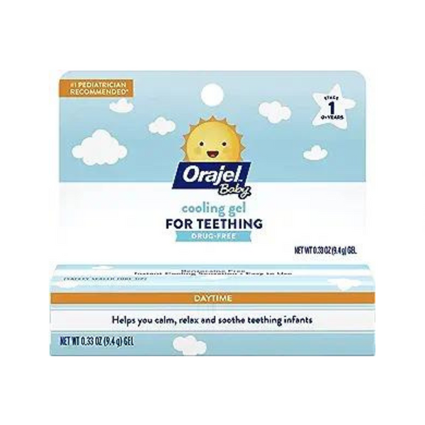 Orajel Baby Gel refrescante diurno para la dentición (tubo de 0,33 oz)