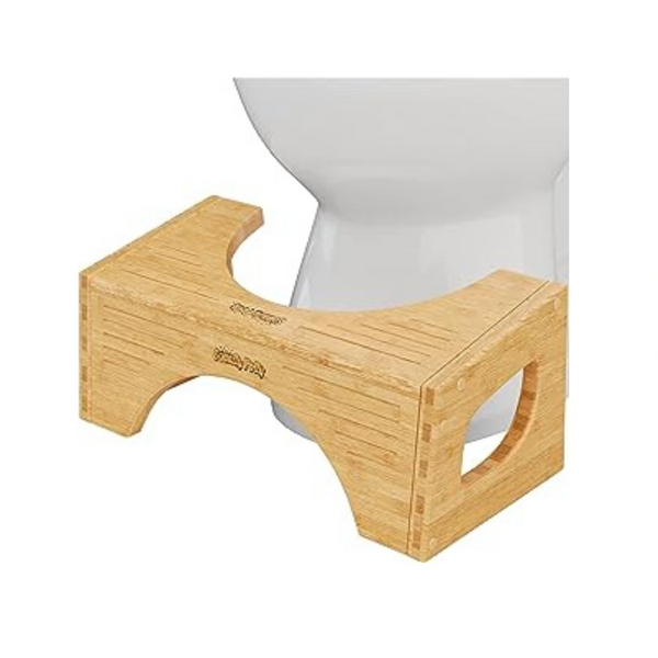 Squatty Potty El taburete para inodoro original Bamboo Flip Opciones de altura de 7 ″ y 9 ″