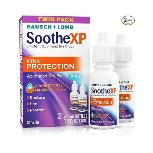 2 Bottles Of Bausch & Lomb Soothe XP Eye Drops