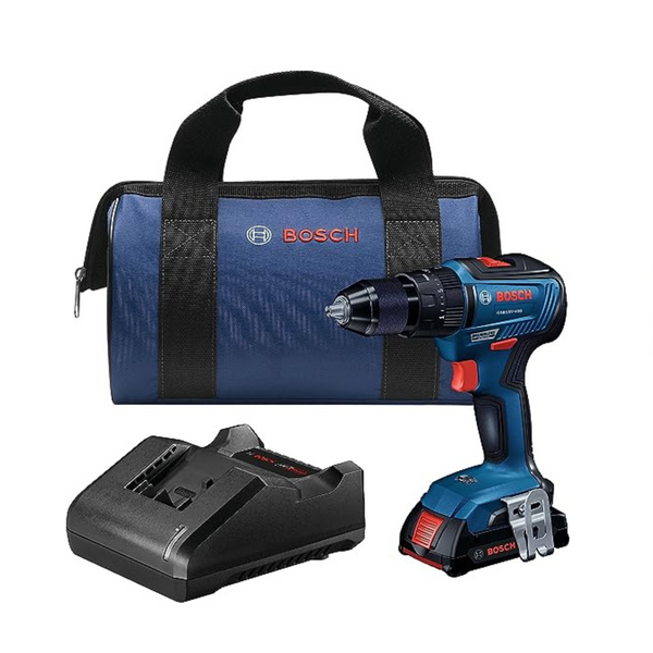 BOSCH 18V EC Sin Escobillas 1/2 Pulg. Kit de taladro percutor/destornillador