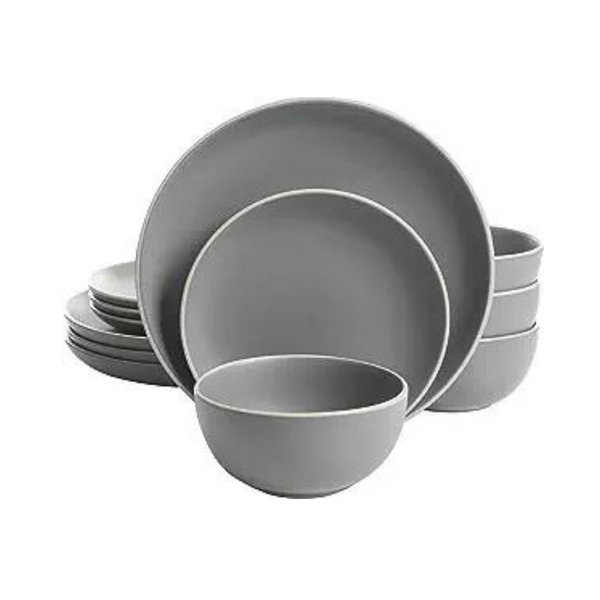 Gibson Home Rockaway 12-Piece Dinnerware Set Service for 4