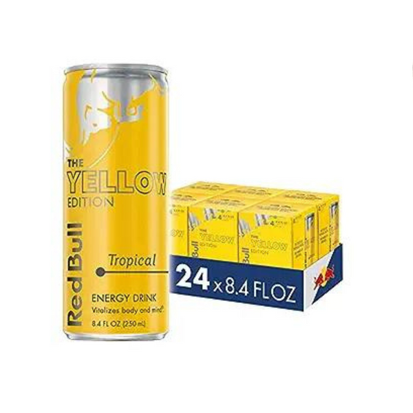 24 Cans of Red Bull Yellow Edition Tropical Energy Drink