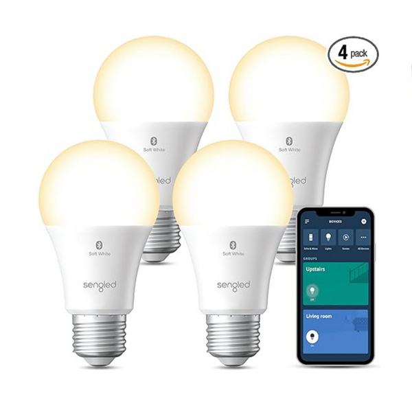 Pack of 4 Sengled Alexa Light Bulb 75W Equivalent Smart Light Bulbs