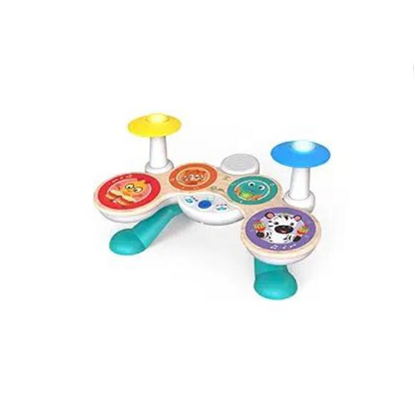 Baby Einstein Together in Tune Drums Safe Wireless Wooden Musical Toddler Toy