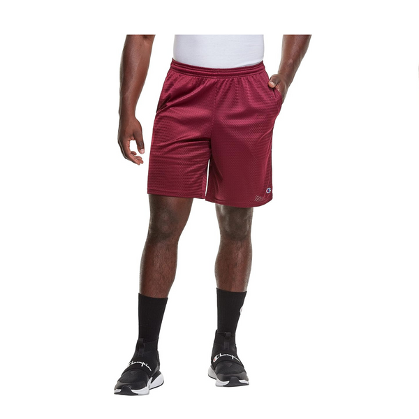 Champion Pantalones cortos deportivos de malla para hombre, pantalones cortos deportivos ligeros