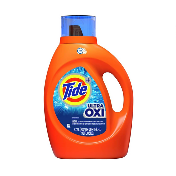 Tide Ultra Oxi Laundry Detergent Liquid Soap, High Efficiency (92 Fl Oz)