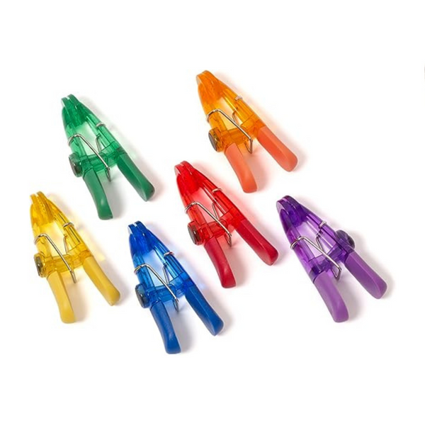 Set Of 6 Farberware Color Magnetic Bag Clips