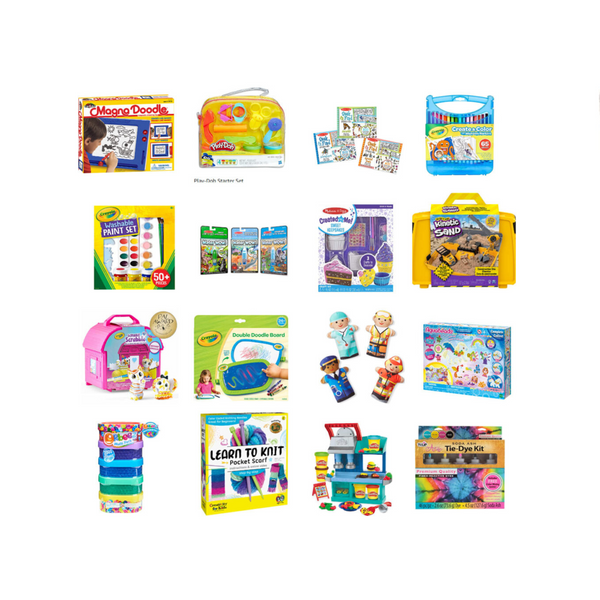 Compre 2, ahorre 50 % en 1 en Play Doh seleccionados, Kinetic Sand, Crayola, kits de manualidades y mucho más